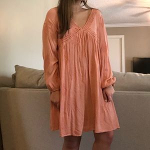 Pink Flowy Dress
